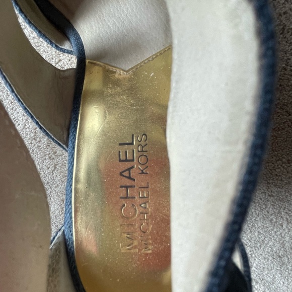 Navy platform sandals - Picture 5 of 8